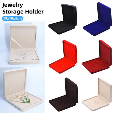 Jewelry Gift Box Storage Display Case 6Colours 1PC