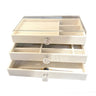 Organize and showcase your precious jewelry with this 3-layer Jewelry Storage Box.