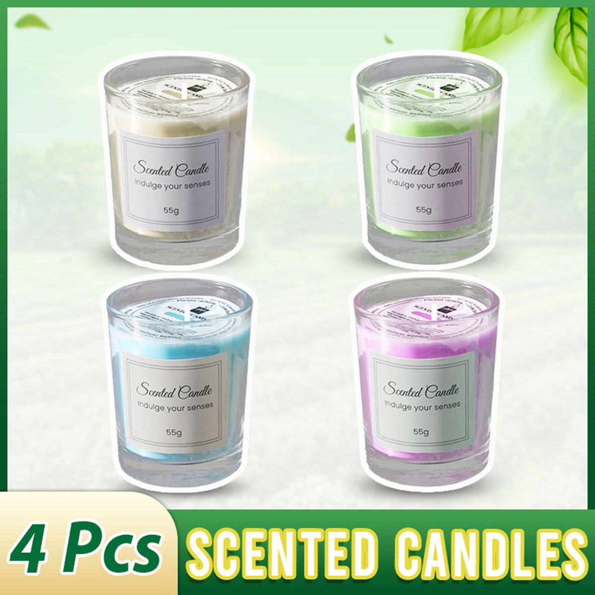 Aroma Candles Gift Set 4PCS