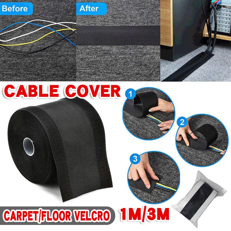 Durable Nylon Cable Protector Sleeve for Floor and Carpet Use 1m or 3m