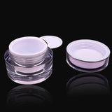 High-Quality Clear Acrylic Cream Bottles for Skincare Storage Acrylic Cream Bottles 10pcs