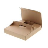 Kraft Paper Takeaway Containers Gable Pizza Boxes 50PCS