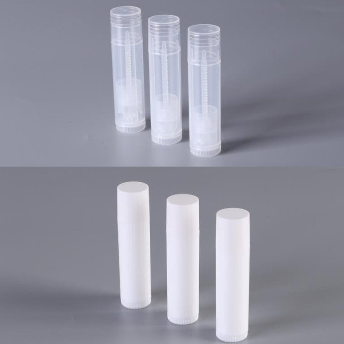 Durable PP Lip Balm Containers for DIY Cosmetics Lip Balm Containers 50pcs