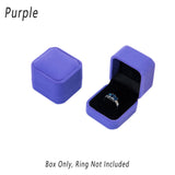 10X Flannel Ring Jewelry Box Earring Ring Jewelry Boxes Exquisite Gift Organizer