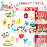 Birthday Cake Candles Party Decorations 1Set