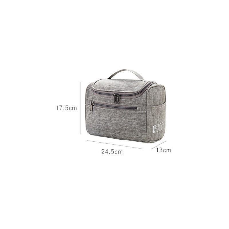 Durable Material Travel Size Zipper Closure Toiletry Bag 1pc