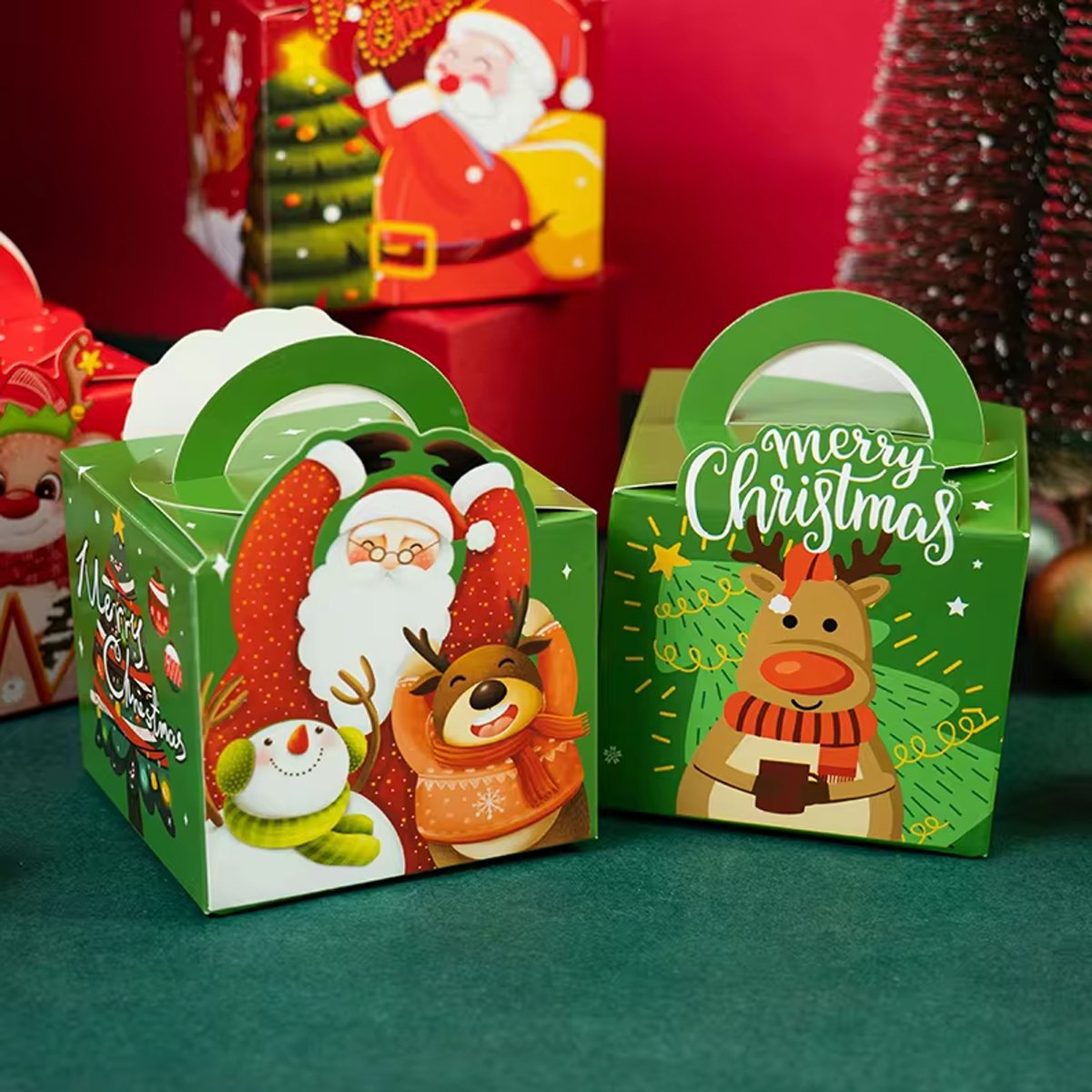 Get into the festive spirit with these adorable Christmas-themed gift boxes.