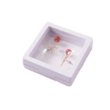 Jewelry Storage Boxes Plastic with PE Film Elegant Display 10pcs