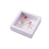 Jewelry Storage Boxes Plastic with PE Film Elegant Display 10pcs