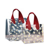 Clear PVC Tote Bags with Daisy Print for Weddings Birthdays 10pcs