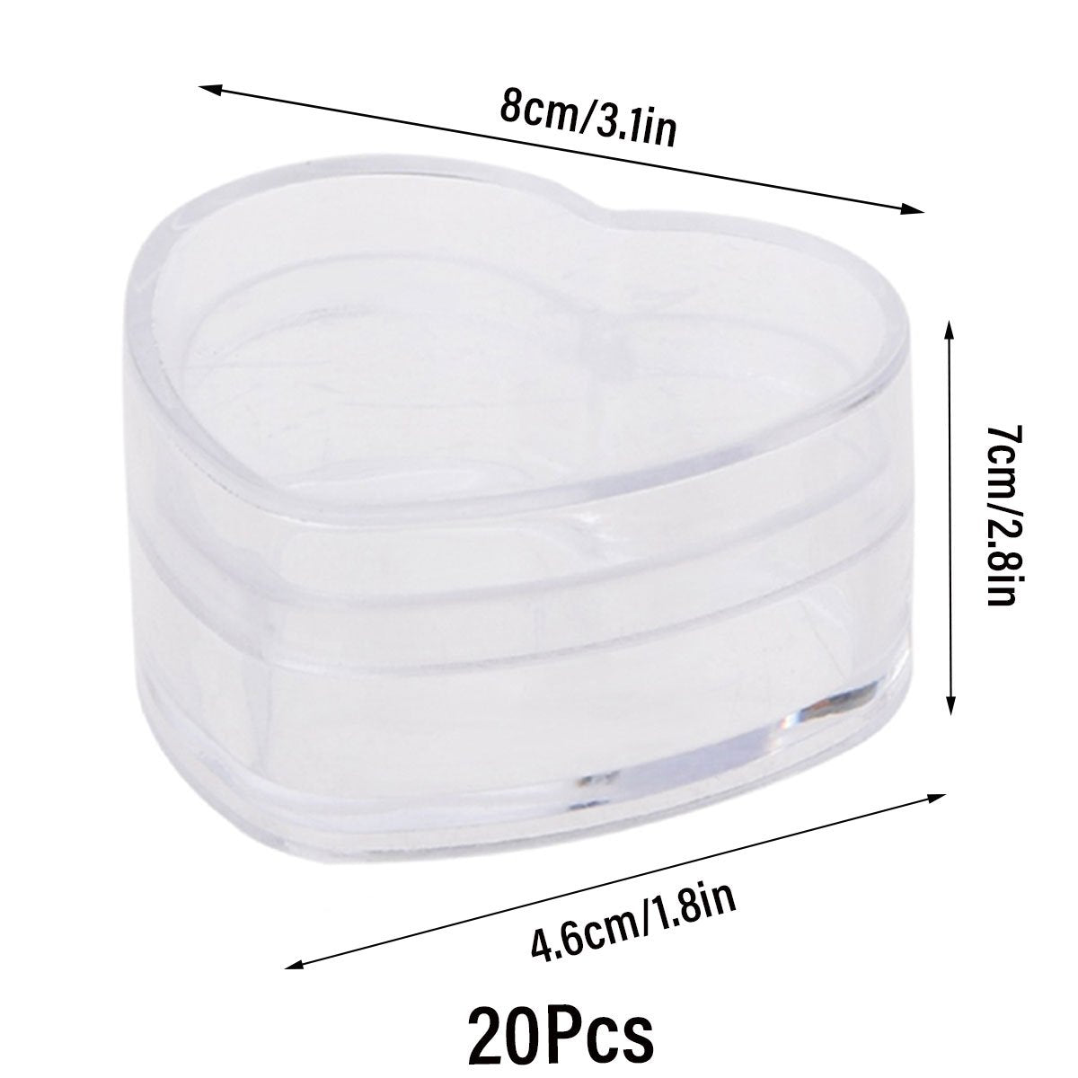 Transparent Packaging Box Gift Box 20PCS