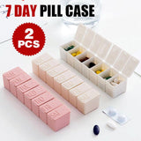 Weekly Pill Box Dispenser 2PCS