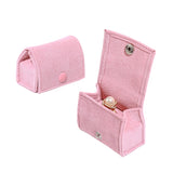 Premium Fabric Mini Jewelry Boxes for Rings and Earrings Jewelry Boxes 5pcs