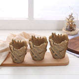 300PCS Newspaper Style Muffin Wrappers Cups Cake Box Liners Cafe Theme Party