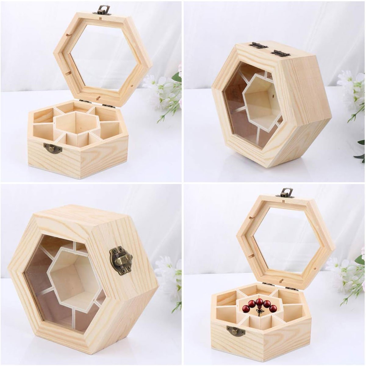 Hexagonal Jewelry Organizer 1PC