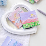 800 Sheets Colorful Oil Painting Sticky Notes