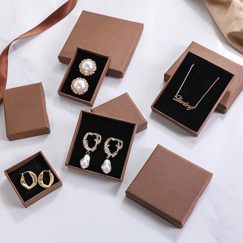 Sturdy Cardboard Jewelry Boxes for Rings Earrings Pendants 20pcs