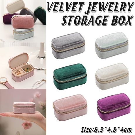 Keep your precious jewelry safe and stylishly stored with these Velvet Jewelry Storage Boxes.