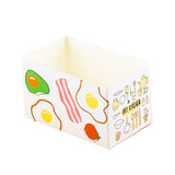 Paper Sandwich Boxes with Multicoloured Designs 100PCS