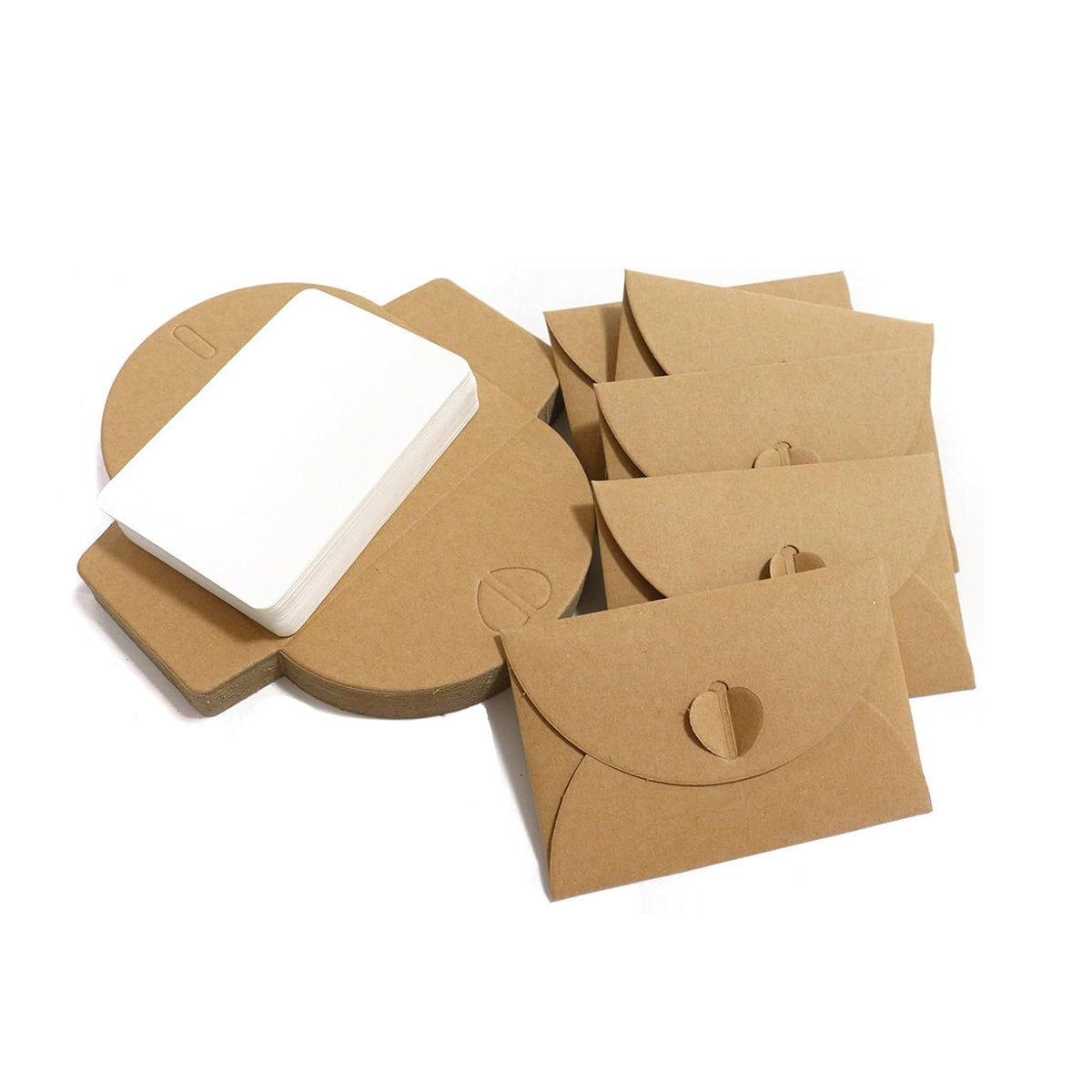 Kraft Paper Envelope 100PCS Birthday Wedding Blessing Card