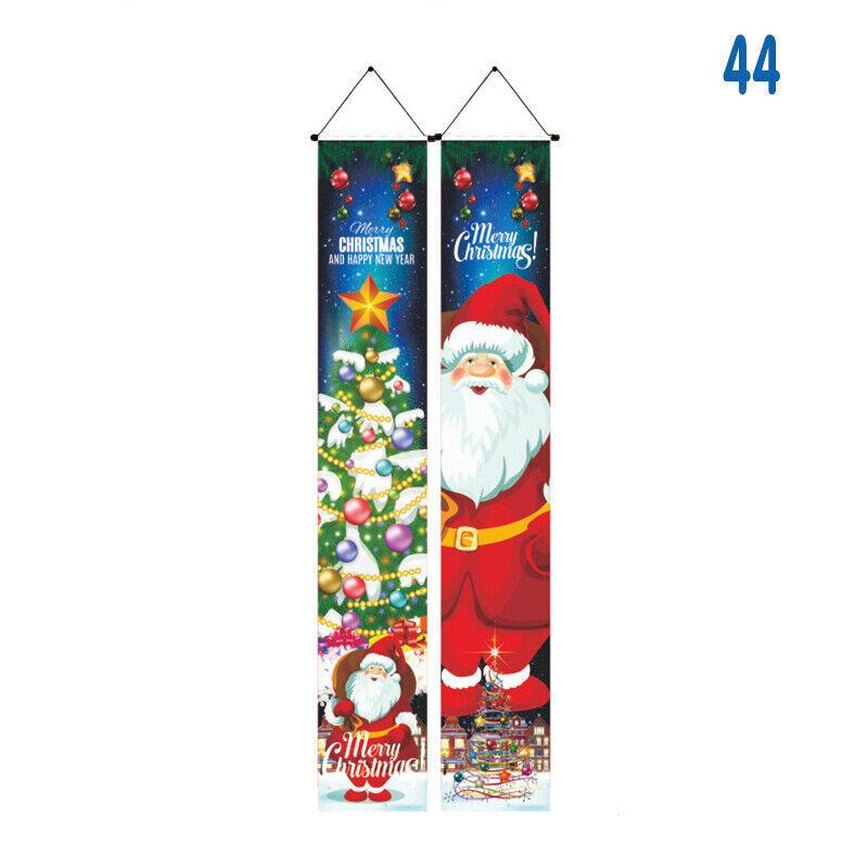 Door Banner Couplet Christmas Decoration 4Styles 1 Pair