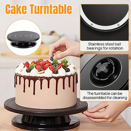 Rotating Cake Turntable Plastic Decorating Tools 1Pack