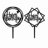 Cake Topper Card Party Decor Supply 1PC