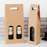 Kraft Paper Red Wine Box 30PCS Single