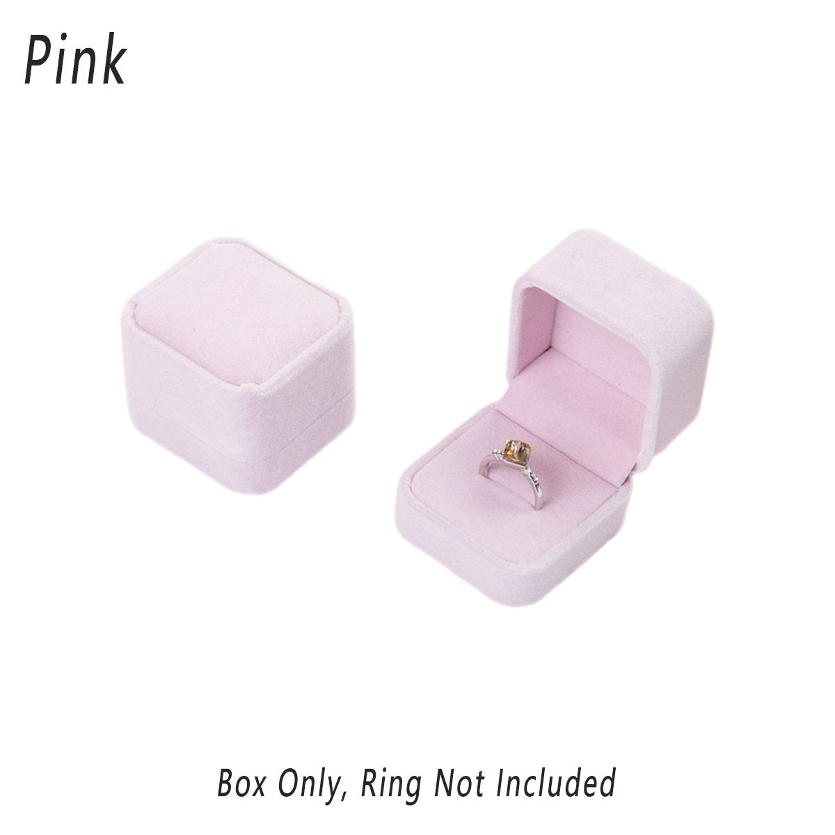 10X Flannel Ring Jewelry Box Earring Ring Jewelry Boxes Exquisite Gift Organizer