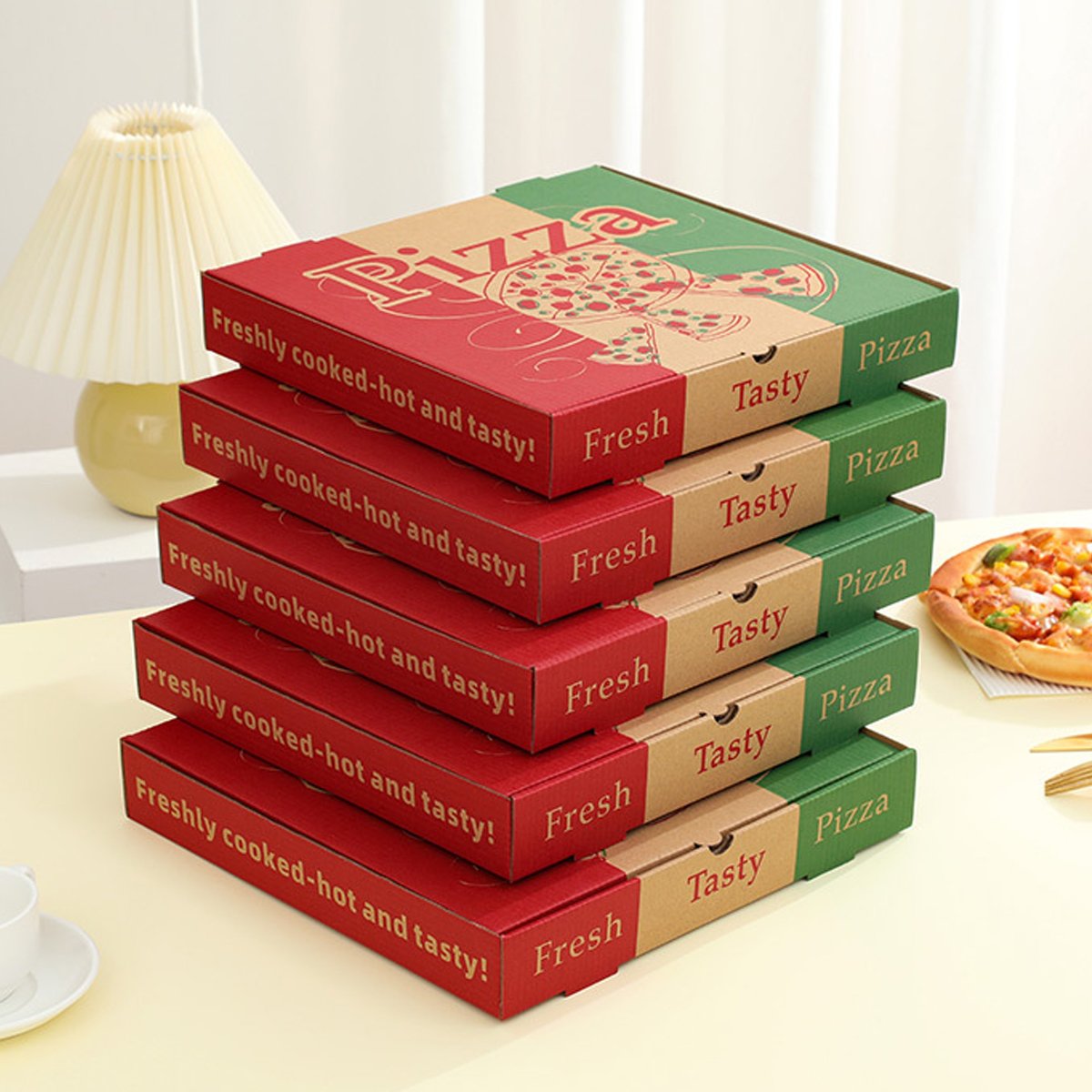 Pizza Boxes Cardboard Food Storage Containers 50PCS