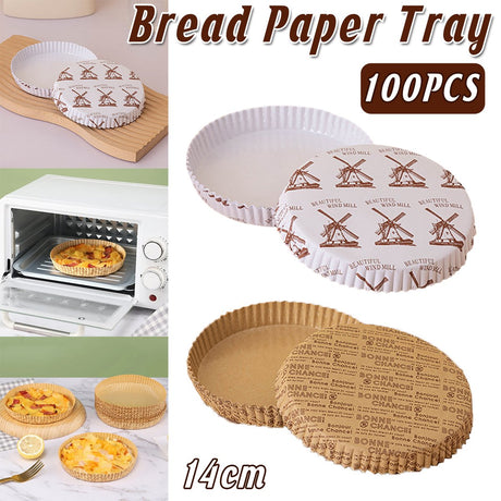 Oil-proof Baking Paper Tray 100PCS