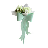 Bow Knot Flower Bouquet Boxes Durable Paperboard Elegant Floral Gift 10PCS