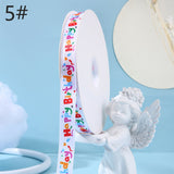 Polyester Happy Birthday Ribbon for Decorations 2CM*100Yard