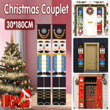 Door Banner Couplet Christmas Decoration 4Styles 1 Pair