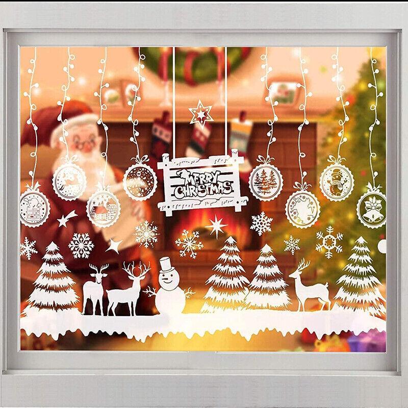 Christmas Window Stickers Wall Decal 1Pack