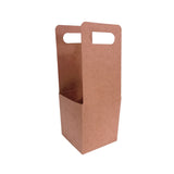 These kraft paper portable cup holders are perfect for cafes, takeaways, and events where carrying beverages is needed. 