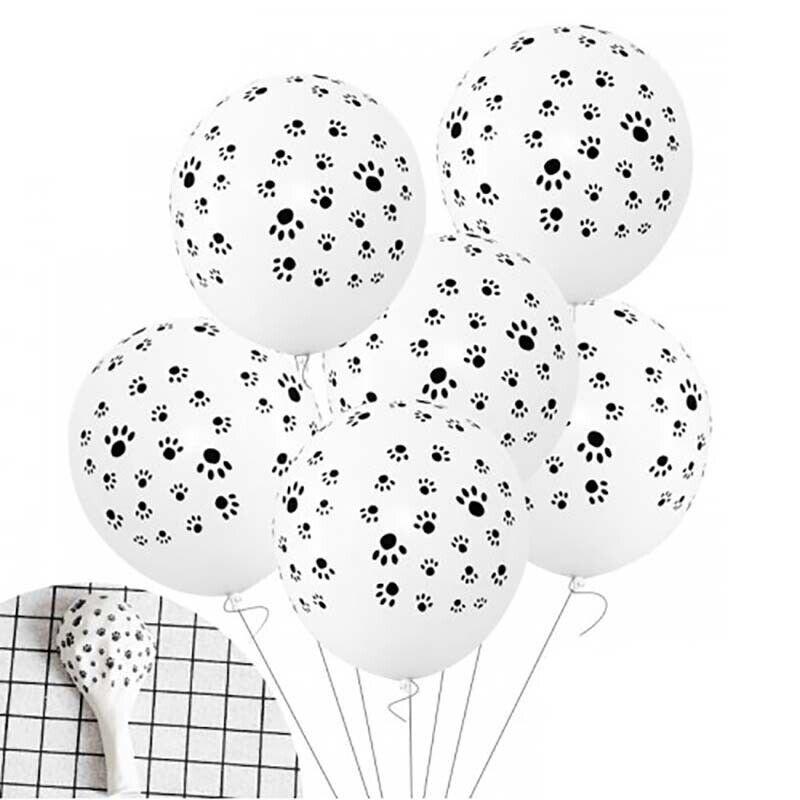 Paw Print Latex Balloons 12PCS