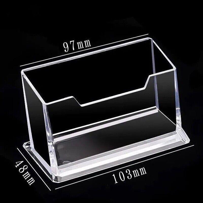 Clear Desktop Business Card Holder 10PCS