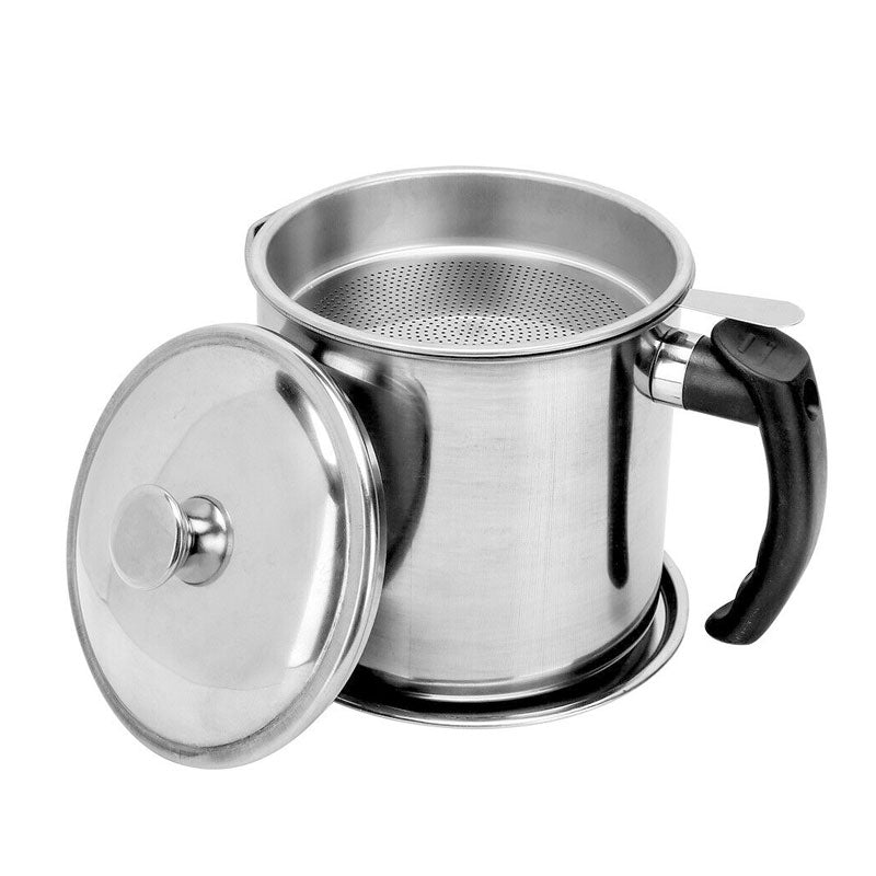 Stainless Steel Oil Strainer Pot 1Pack