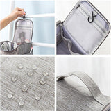 Durable Material Travel Size Zipper Closure Toiletry Bag 1pc