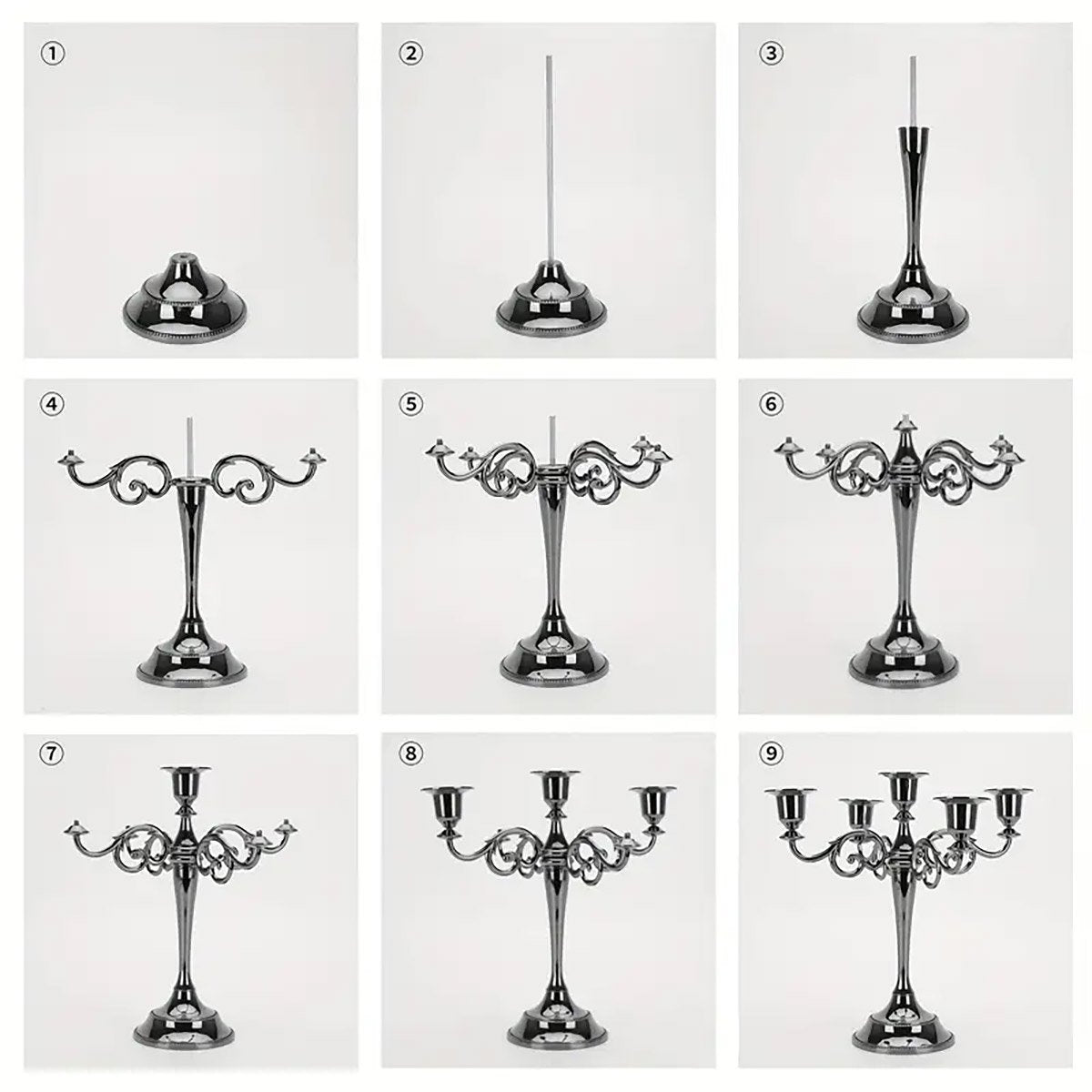 4 Style Ornament Candlestick 1PC