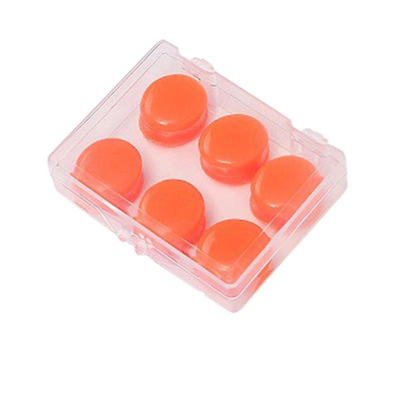 6PCS Soft Silicone Ear Plugs Comfortable Adjustable Sleep Anti Snore Moldable