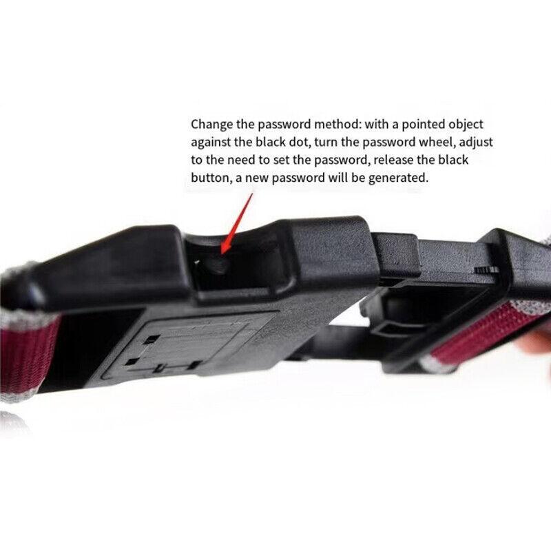 Luggage Strap Code Password Travel Suitcase Secure Lock Safe Nylon Packing Belt