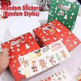 50PCSChristmas Candy Biscuit Packaging Box Small Gift Bag for Baking Hand Treats