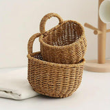 Imitation Rattan Storage Basket 1PC Small Size