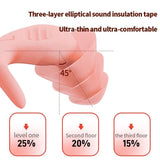 Soft Reusable Silicone Ear Plugs For Sleep Study Noise Cancelling 1 Pair