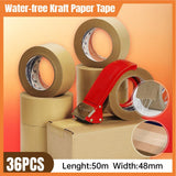 Self Adhesive Packing Tape Kraft Paper 36 Rolls