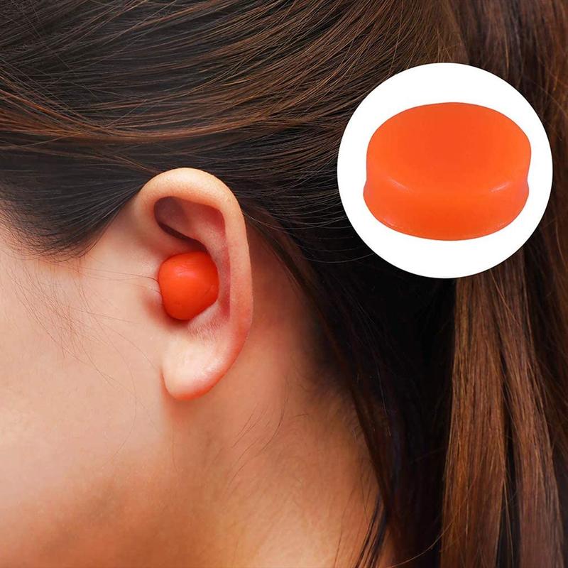 6PCS Soft Silicone Ear Plugs Comfortable Adjustable Sleep Anti Snore Moldable