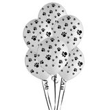 Paw Print Latex Balloons 12PCS