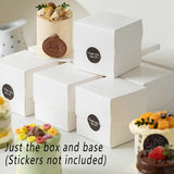 3 Inch Mousse Cake Packing Box 50PCS